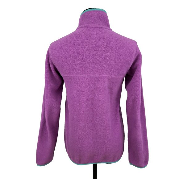 PATAGONIA Synchilla fleece Snap-T pullover - women's size XXS pink aqua 25455 - Picture 6 of 9